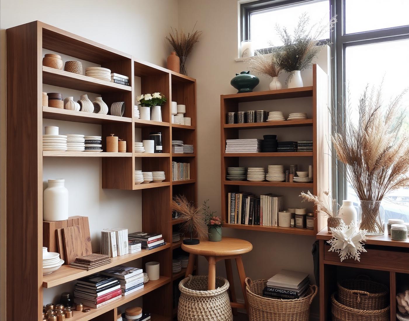 Inside the boutique